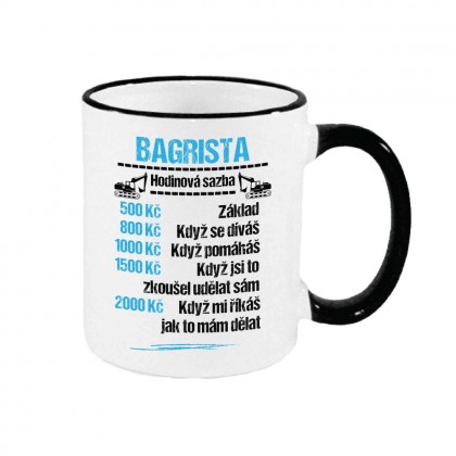 Hrnek Bagrista - sazba